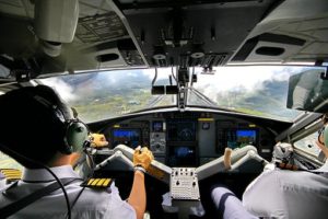 Two Pilot in Cockpit